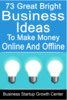 Thumbnail 73 Great Bright Business Ideas To Make Money Online 